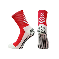 Chaussettes de sport pour jeunes de qualité supérieure, taille et couleur personnalisées, antidérapantes avec grip en silicone, compression pour le football et le soccer, respectueuses de l'environnement