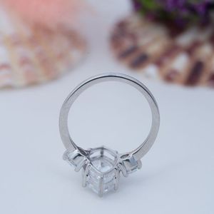 Anillo de Moissanita Marquise de 3 Quilates, Plata de Ley 925, Corte Marquise de 7*14 mm, Color D, Anillo de Compromiso de Moissanita, Joyería Fina para Ella - Product Image 5