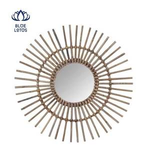 EN STOCK Espejo de Ratán 2026, Decoración de Pared Hecha a Mano, Ilumina el Espacio Interior y Mejora la Profundidad Visual para el Hogar - Product Image 2