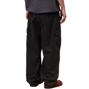 Pantalon cargo pour homme en toile de coton épaisse, coupe ample, vêtements de travail personnalisés de qualité supérieure, streetwear, taille ajustable, option OEM - Product Image 2