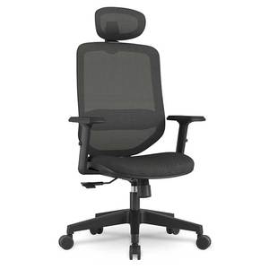 Chaise de bureau ergonomique en maille ZAMBAR avec appui-tête, en tissu élastique haute résilience, pour bureau et salle de conférence - Product Image 1