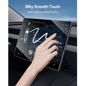 Protection d'écran pour voiture, navigation Highland, verre trempé mat HD, film de protection d'écran tactile pour Tesla Model 3 - Product Image 1