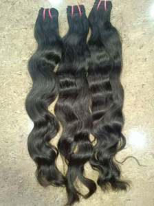 Extensions de cheveux ondulés naturels de luxe, provenant d'un seul donneur, en lots, à ondulations profondes, épaisses et pleines aux pointes - Product Image 4