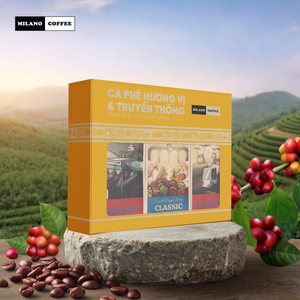 Premium Vietnamese <b>Ground</b> <b>Coffee</b> Combo 300g Three <b>Flavor</b> <b>Coffee</b> Set Robusta Arabica Blend OEM Private Label - Product Image 3