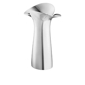 Modern <b>Vase</b> Stainless Steel <b>Vase</b> Metal <b>Vase</b> Home <b>Decor</b> <b>Vase</b> Table Top <b>Vase</b> Luxury <b>Vase</b> Contemporary <b>Vase</b> Hammered <b>Vase</b> Pattern - Product Image 1
