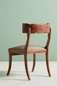 Silla de Salón Moderna Tallada a Mano con Motivo de Ardilla en Madera de Mango con Relleno de Espuma - Product Image 5