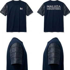 Camiseta Deportiva de Gran Tamaño de Secado Rápido para Hombre, Estilo Urbano, de Poliéster/Algodón, para Gimnasio, Entrenamiento, Running, Manga Corta - Product Image 6