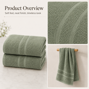 Serviette de Bain Premium en Gros, Taille 70x140, Douce, Épaisse, Absorbante, Séchage Rapide, Parfaite pour la Douche et le Bain Quotidiens - Product Image 3