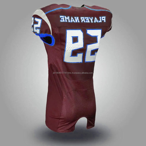 Factory Manufacturers American Football Jersey High Quality Customizable Heat-Transfer Printed Plus Size Adult Unisex 100% - Product Image 6