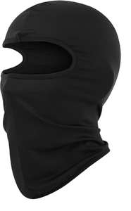 2 pièces de cagoules noires thermiques pour enfants, masques de <span class=keywords><strong>ski</strong></span> 100 % acrylique réglables, masques faciaux d'hiver coupe-vent, cache-cou pour bébés garçons et filles - Product Image 3