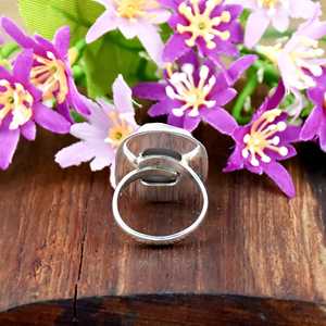 Bague en argent sterling 925 faite à la main avec perle Biwa, magnifique forme irrégulière, design baroque naturel, belle bague fine, bijoux - Product Image 6