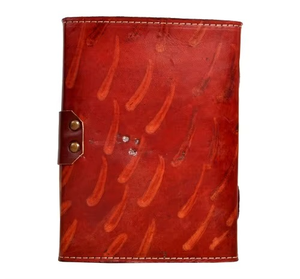 Handmade Genuine Antique Leather Mens Eyes Journal Notebook with Saddle <b>Stitching</b> Binding <b>Gift</b> Option - Product Image 5