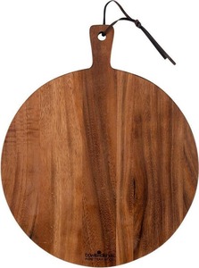 Planche à découper en bois au design attrayant pour salades et pizzas, idéale pour les hôtels et cuisines professionnelles - Product Image 4