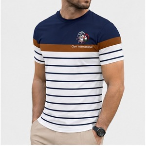 T-shirt Homme 240 GSM 100% Coton Jersey Col Mock Rib Coupe Oversize Épaules Tombantes Grande Taille Respirant Streetwear Grammage Lourd Uni - Product Image 5