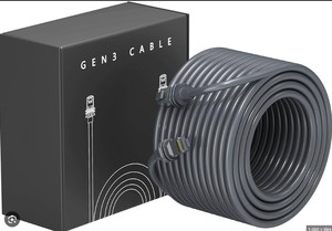 Starlink V3 150ft (46m) Pure Copper <b>Waterproof</b> Adapter <b>Cable</b> for Starlink Gen 3 Replacement Extension Rectangular Satellite - Product Image 3