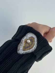 Collar con Colgante de Cuentas de Resina Vintage, Estilo Artesanal, para Mujer, Estilo Playero Chic, Talla Grande - Product Image 3