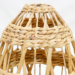 Artex Dong Thap Handmade Seagrass Rope Lampshade Vietnam Factory Handicrafts Water Hyacinth <b>Natural</b> Decor <b>Lamp</b> Covers <b>Shades</b> - Product Image 3
