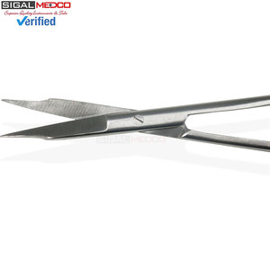 กรรไกรโกลด์แมนฟ็อกซ์ แบบตรง 5 นิ้ว ผลิตจากเหล็กกล้าไร้สนิมคุณภาพสูง สำหรับการผ่าตัดทางทันตกรรม การตัดเนื้อเยื่อ และการตัดไหมเย็บ - Product Image 3