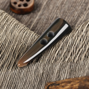 Sustainable Natural Buffalo Horn <b>Toggles</b> | Clothing & Craft Fasteners - Product Image 2