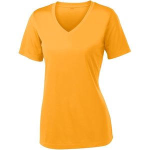 T-shirt en coton pour femme, col en V, manches courtes, texture froissée, coupe ajustée, décontracté, avec dentelle, haut tendance - Product Image 1