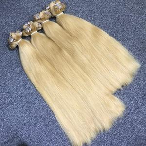 Venta al por mayor Natural Straight Blonde 613 Color Extensiones de cabello humano vietnamita para las mujeres SDD Frontal y estilos de paquete - Product Image 1