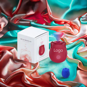 Premium rose clitoral suction <b>vibrator</b> with powerful <b>vibration</b> rechargeable quiet adult wellness massager multiple color options - Product Image 1