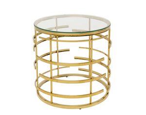 Mesa Consola de Metal con Tapa de Cristal y Incrustaciones de Hueso Bañada en Oro, Precio Directo de Fábrica, Decoración Moderna para el Hogar, Sala de Estar, Dormitorio, Hotel - Product Image 1