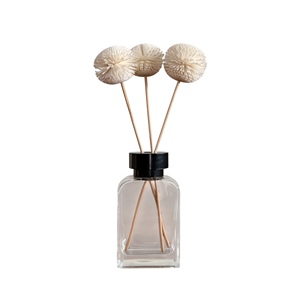 Fleur en bois de Sola VADEE, artisanale, durable, modèle VDXXX-085, plante Sesbania, type chrysanthème neige. - Product Image 6