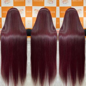 Pelucas de Cabello Humano Liso Natural al por Mayor, con Frente de Encaje HD 5x5 6x6, Peluca Vietnamita Remy sin Pegamento, Color Personalizado, Grado 12A, 100g - Product Image 2