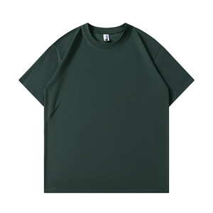 T-shirt Col Rond en Mélange Coton Bambou 240G Poids Lourd, Coupe Oversize Épaules Tombantes, Manches Trois-Quarts – Fabrication Chine Bangladesh - Product Image 6