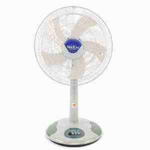3-Speed 5 Blades ABS <b>Outdoor</b> Air Cooling Fan App-Controlled Sankyo Certified 318M Foldable 16-Inch Electric <b>Table</b> Fan - Product Image 1