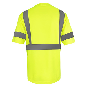 เสื้อยืดเพื่อความปลอดภัยแบบสั่งทำและขายส่งที่เป็นมิตรกับสิ่งแวดล้อม ผลิตจากโพลีเอสเตอร์ 100% พร้อมอุปกรณ์และชุดป้องกันเพื่อความปลอดภัย - Product Image 2