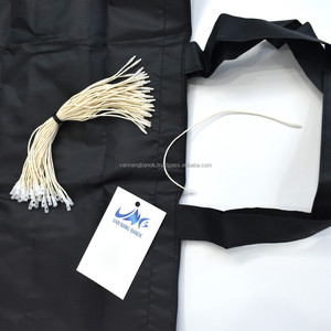 Meilleure vente 20cm vert PE boucle coton étiquette chaîne attache naturel canne à sucre sac pour hommes vêtements chaussures robe accrocher accessoire - Product Image 3