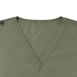 Unisex Pure Cotton <b>Nurse</b> <b>Scrub</b> Uniform Set Breathable Hospital Apparel with Sweat-wicking Properties Knitted Fabric - Product Image 5
