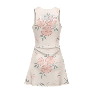 Robe de tennis et de golf pour femmes, sans manches, col rond, respirante, entièrement personnalisable, imprimée numériquement - Product Image 6