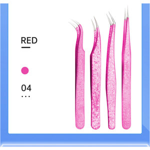 แหนบต่อขนตาแบบสั่งทำพิเศษ แหนบต่อขนตาปลายไฟเบอร์ แหนบต่อขนตาแบรนด์ส่วนตัว - Product Image 3