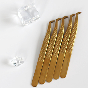 Fiber Pointed False Eyelash Extension Tweezers Lash Lift <b>Sets</b> Lash Perming Boot Tweezers 45 Degree Volume Lash Tweezers Lashing - Product Image 6