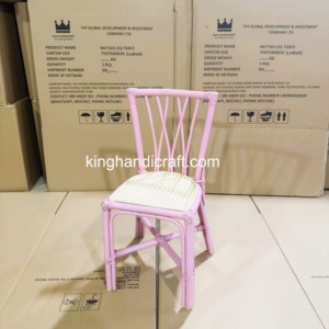Silla Infantil de Ratán Tejida a Mano para Alquiler, Decoración de Eventos, Bodas, Fotografía, Suministro al por Mayor - Product Image 1