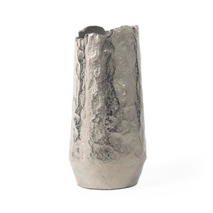 Centro de Mesa de Metal Hecho a Mano con Diseño Moderno y Acabado Plateado, Florero para Bodas de Uttar Pradesh, ZAHID EXPORT - Product Image 2