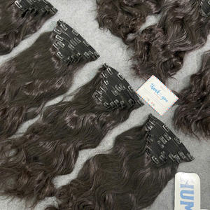 Extensiones de Cabello Vietnamita 100% Humano Natural, Gran Stock, Ondulado Natural, con Clip, Sin Caída - Product Image 6