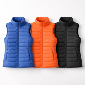 Chaleco Ligero con Cuello Alto para Mujer al por Mayor - Proveedor de Chalecos Ligeros para Mujer con Pedidos al por Mayor y Personalización OEM - Product Image 5