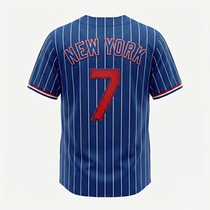 Diseña Tu Propia Camiseta de Béisbol Unisex Personalizada, Mangas Cortas, Impresión Sublimada, Tela Transpirable, Nombres de Equipos Personalizados de Alta Calidad - Product Image 2