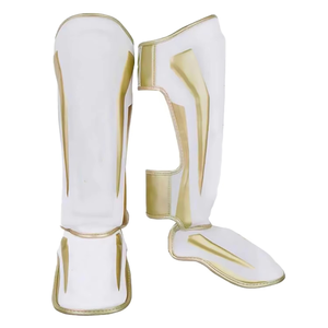 Dernier design de protège-tibias sur mesure, protège-tibias en cuir personnalisés, protège-tibias de haute qualité, protège-tibias personnalisables - Product Image 3