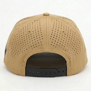 หมวกแก๊ปแบบ Snapback 5 ชิ้น พรีเมียมสั่งทำพิเศษ ขอบโค้งสำเร็จรูป ผ้าแคนวาส สไตล์ลำลอง เจาะรูด้วยเลเซอร์ เพิ่มประสิทธิภาพการระบายอากาศ รับผลิตแบบ OEM ODM ขั้นต่ำในการสั่งซื้อน้อย - Product Image 5