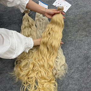 ราคาส่ง ผมต่อแบบเวฟธรรมชาติ ผมแท้เวียดนาม 100% สีเอเชีย 613 ไม่พันกัน - Product Image 5