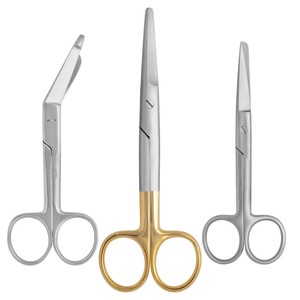 Ciseaux Mayo de 15 cm en acier inoxydable, ciseaux chirurgicaux droits et courbés pour usage médical et clinique par metal med - Product Image 5