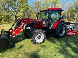 Tracteur agricole utilitaire robuste Case IH Farmall 65A 65 CV 4x4 avec construction durable et performances élevées - Product Image 2