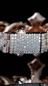 Custom Iced Out Religious Cross Link <b>Bracelet</b> 10K Gold 925 <b>Silver</b> VVS Moissanite Jewelry Diamond Tester Pass Hip Hop Rapper Drip - Product Image 4