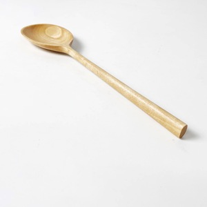 Cuchara de Té de Madera Duradera, Cuchara Reutilizable para Mezclar Café, Acabado Natural para Amantes del Té y Servicios de Catering - Product Image 2