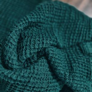 Scarab Aura Waffle Weave 100% Cotton Bath Towel Soft Lightweight Quick Dry Luxury - Product Image 2